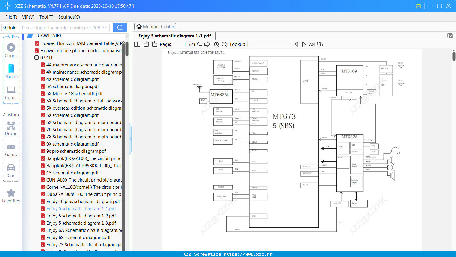 Huawei Enjoy 5 Schematic Diagram 1-1